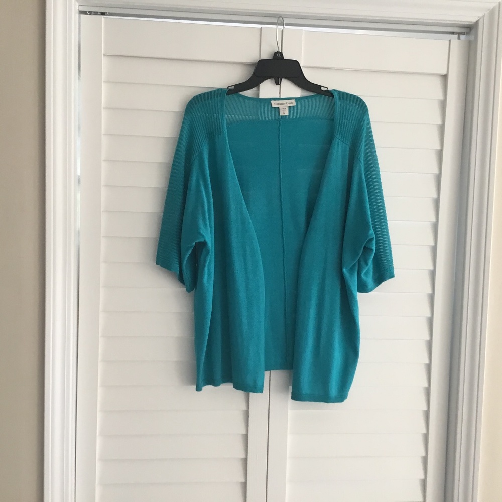 Coldwater Creek Teal Sweater
